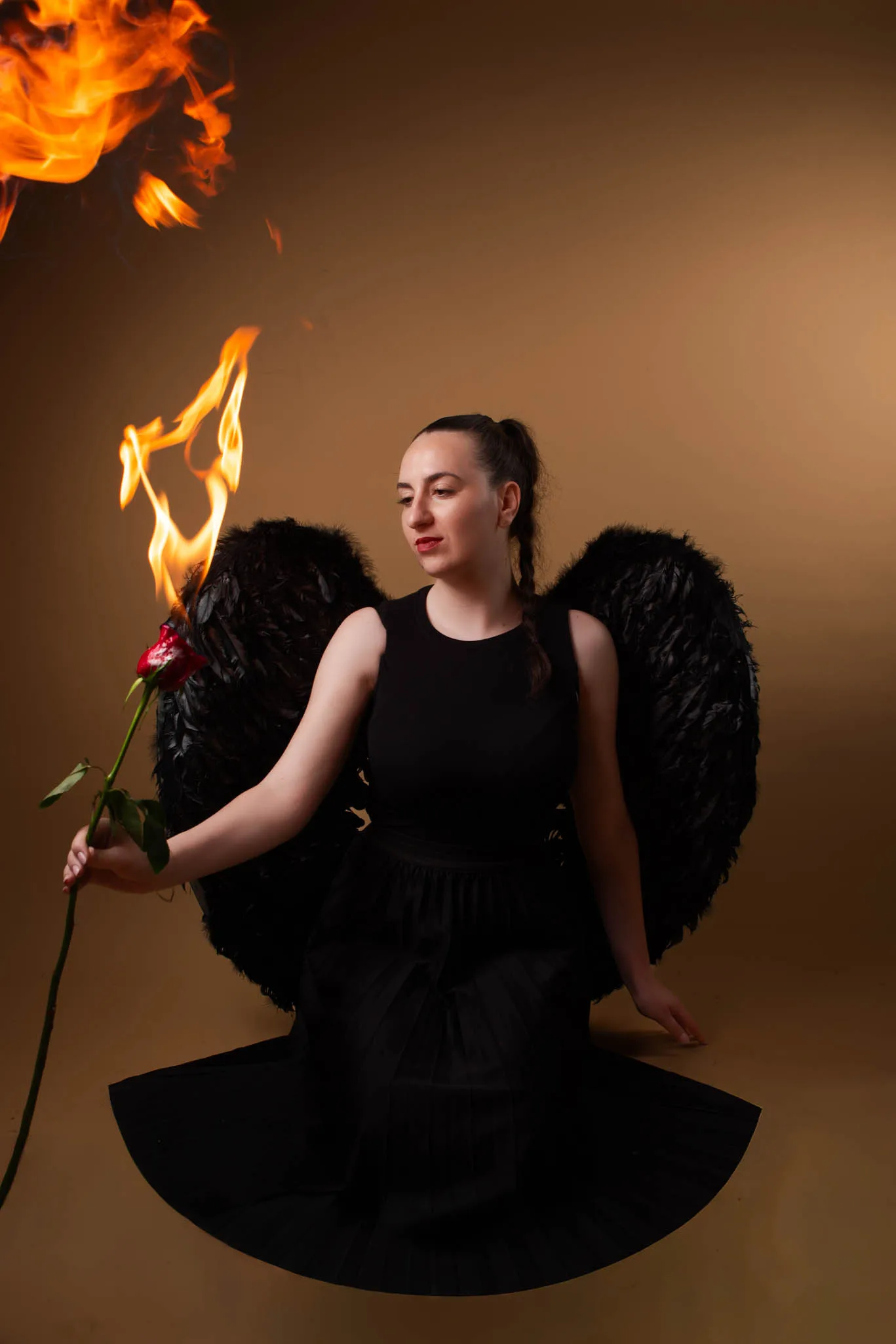 Monica, portret în Sibiu – fotografie de Chris Stoica