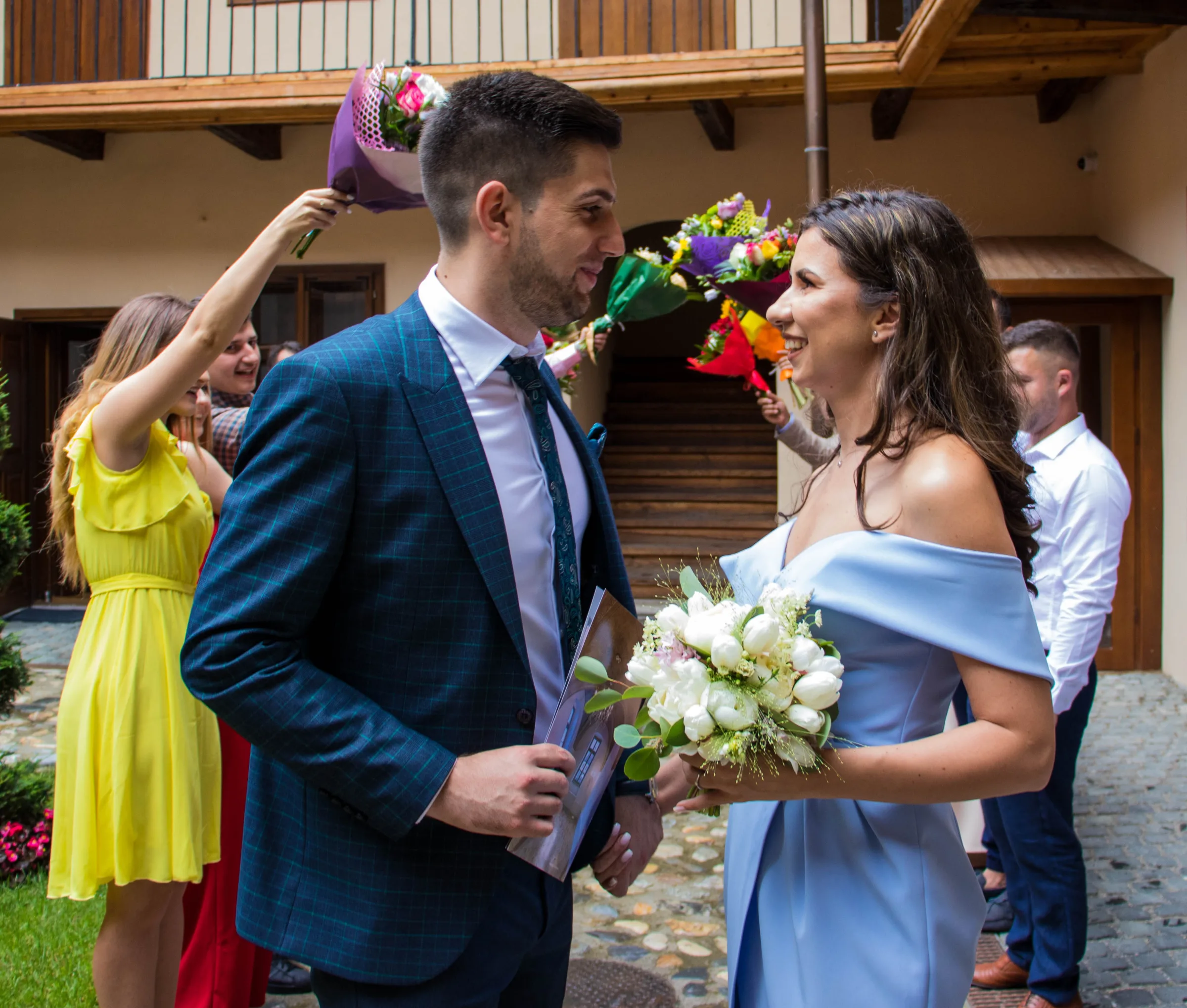 Elena & Andrei, cununie civilă în Sibiu – fotografie de Chris Stoica – fotografia 5 din 9