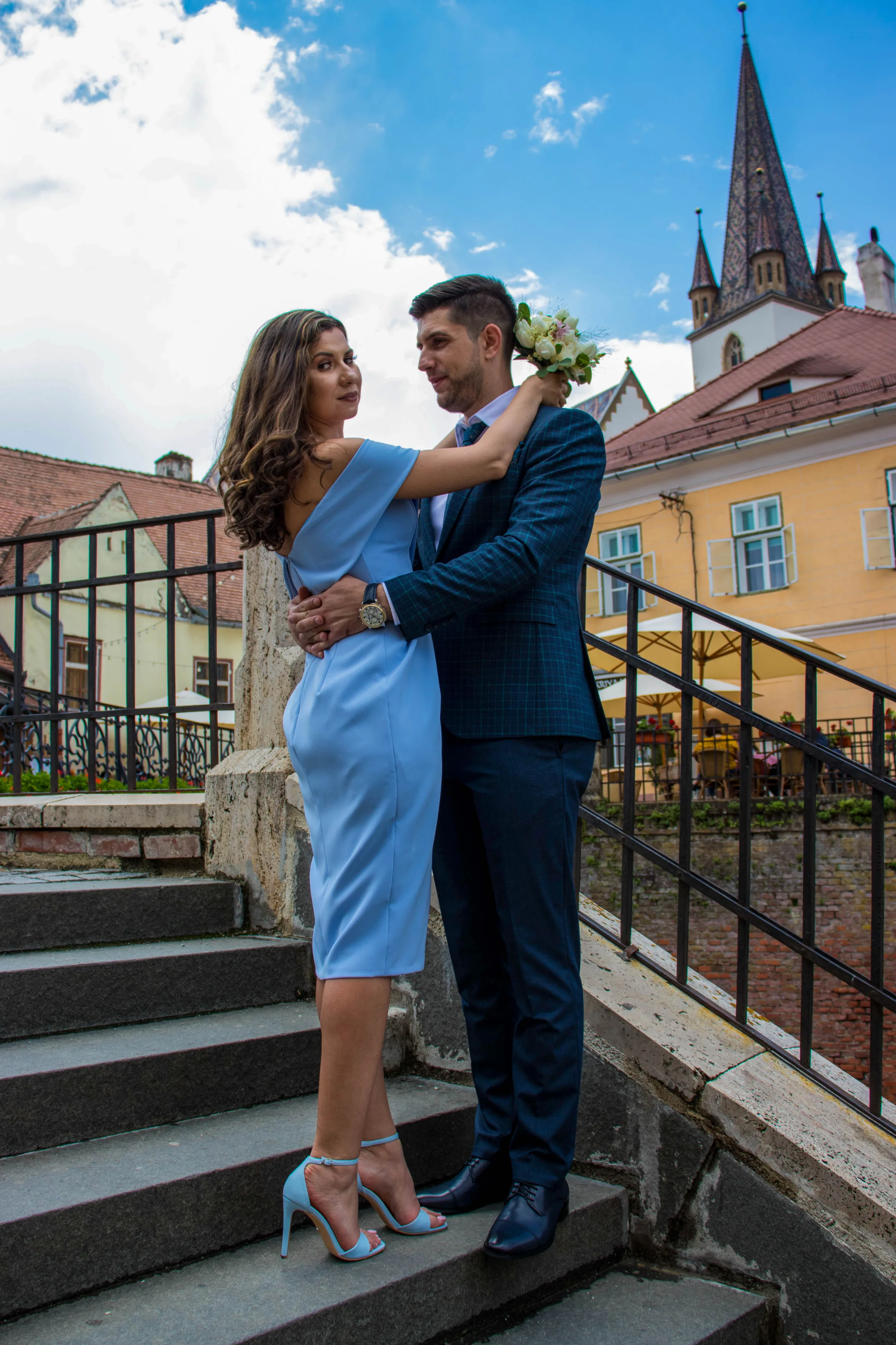 Elena & Andrei, cununie civilă în Sibiu – fotografie de Chris Stoica – fotografia 6 din 9